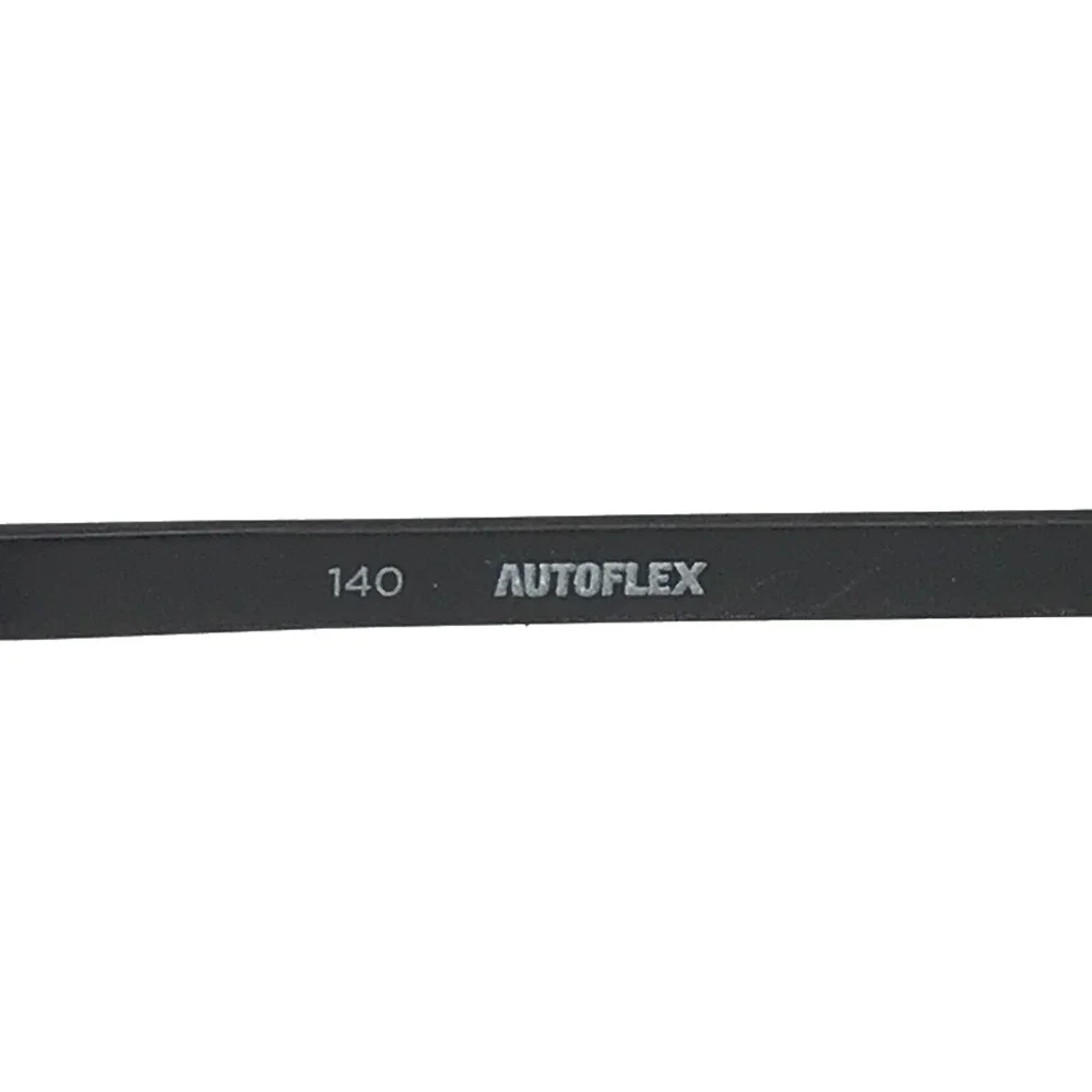 Autoflex Eyeglasses Frames PRETENDER 001 Black Rectangle Wire Rim 54-18-140